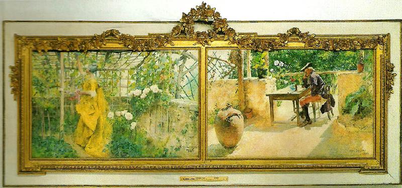 Carl Larsson vinet oil painting picture